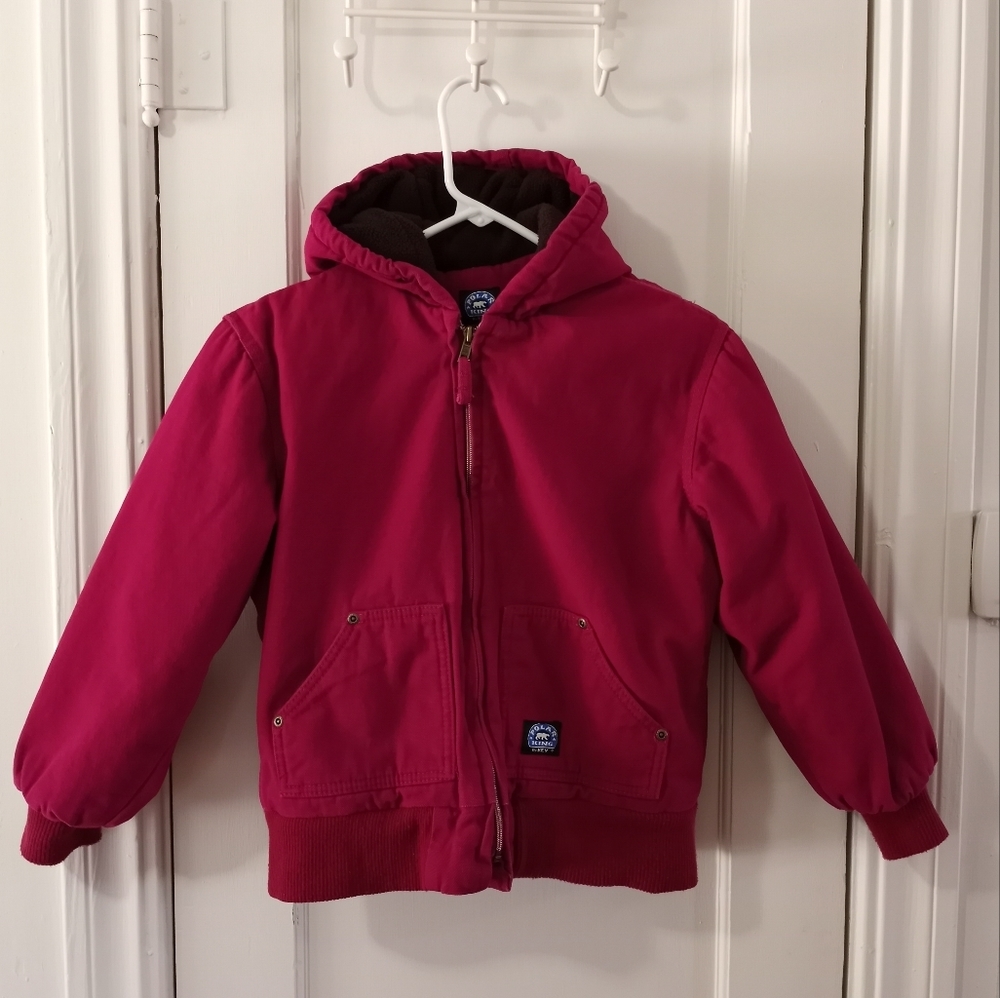 Polar King By Kev Insulated Denim Coat Girls Size Medium